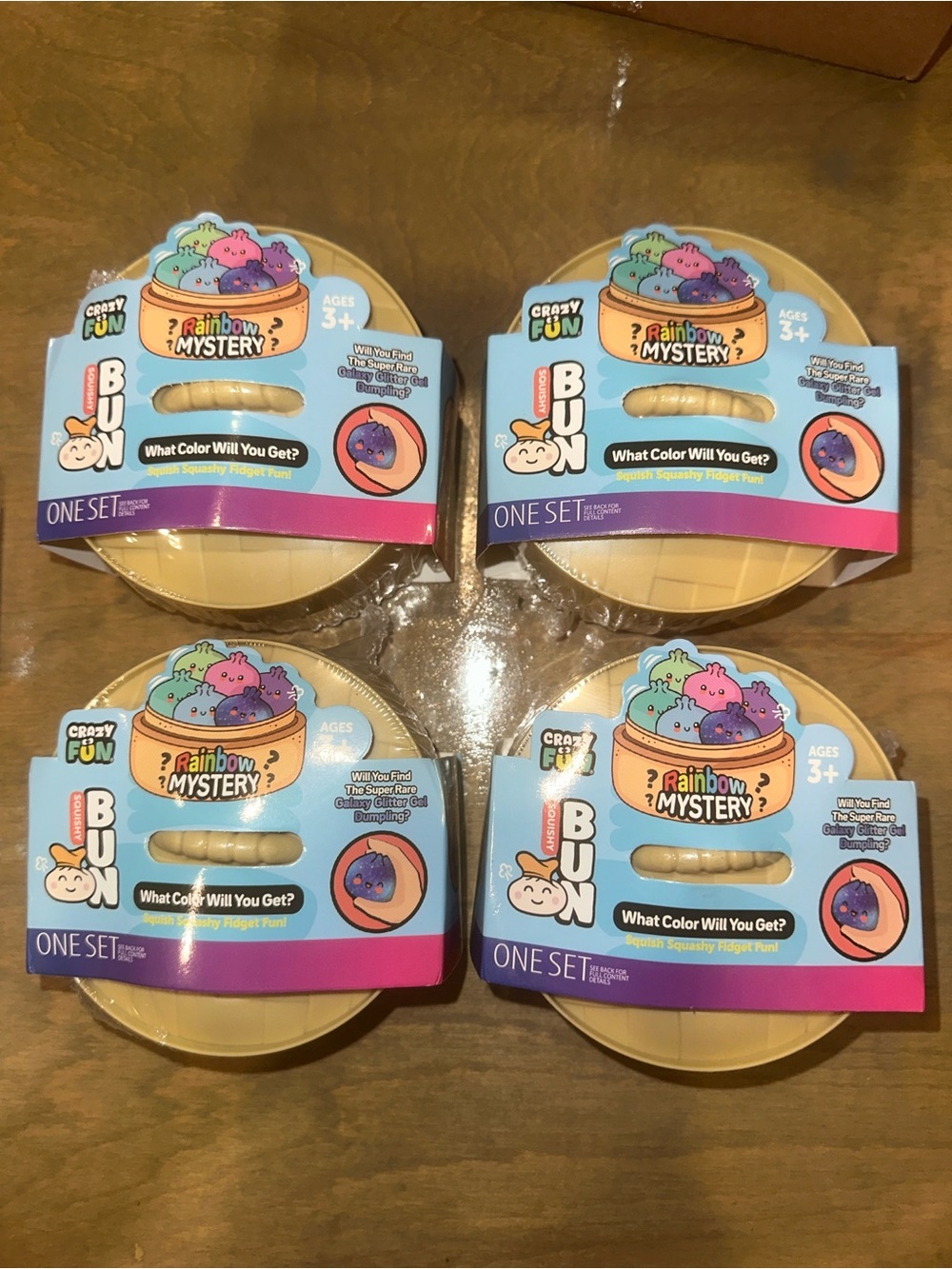 Squishmallows Rainbow Mystery Bun DUMPLING